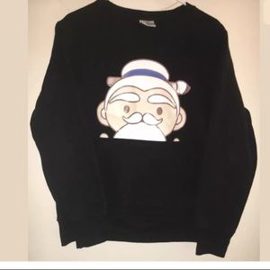 Hello kongzi Pullover sweater Sz Medium